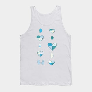 Frosty Hands and Hearts Tank Top